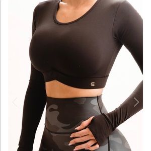 Gold Elite Ballet Crop top